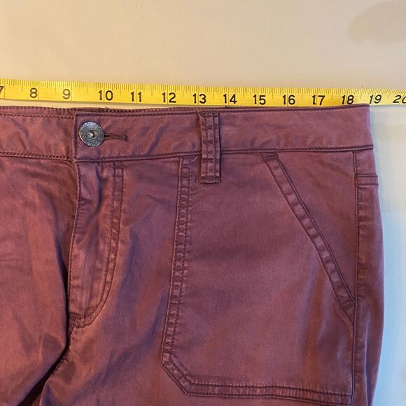 Gramicci Button Pants Purple Zipper Ankle Detail Size 14 - Picture 9 of 13